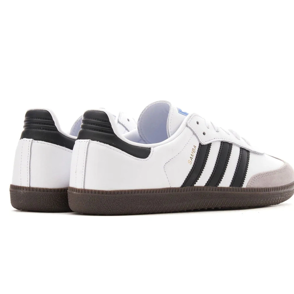 'White adidas Samba Gum' OG Black 0613